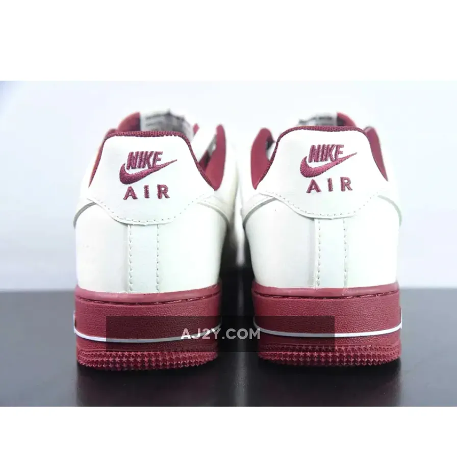 Nike Air Force 1 Low Since 82 White Burgundy Nike Air Force 1 Low Since 82 White Burgundy