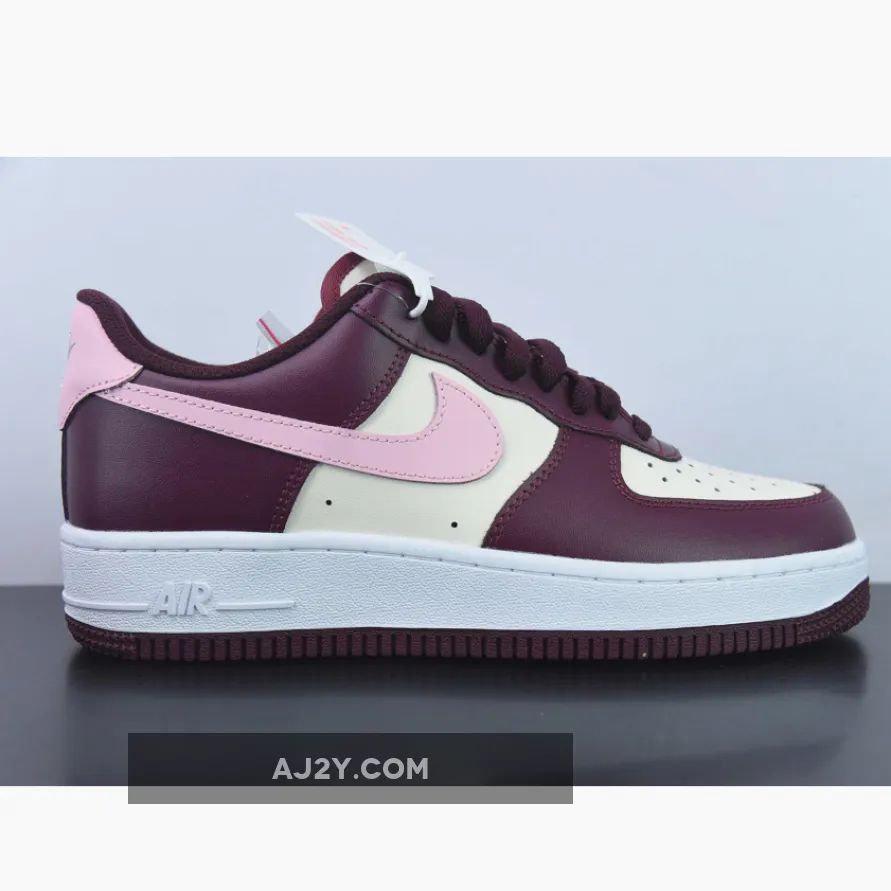 Nike Air Force 1 Low "Valentine’s Day" Sail/Night Maroon-Pink Nike Air Force 1 Low "Valentine’s Day" Sail/Night Maroon-Pink