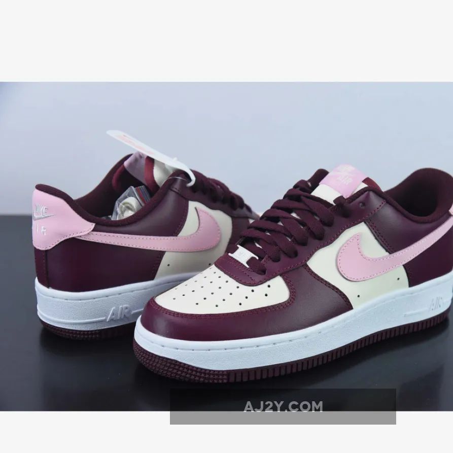 Nike Air Force 1 Low "Valentine’s Day" Sail/Night Maroon-Pink Nike Air Force 1 Low "Valentine’s Day" Sail/Night Maroon-Pink