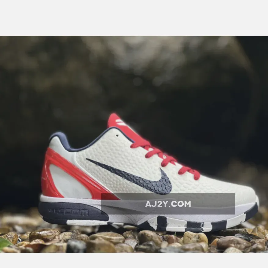 Nike Kobe 6 Protro "Team USA" PE Home White Nike Kobe 6 Protro "Team USA" PE Home White