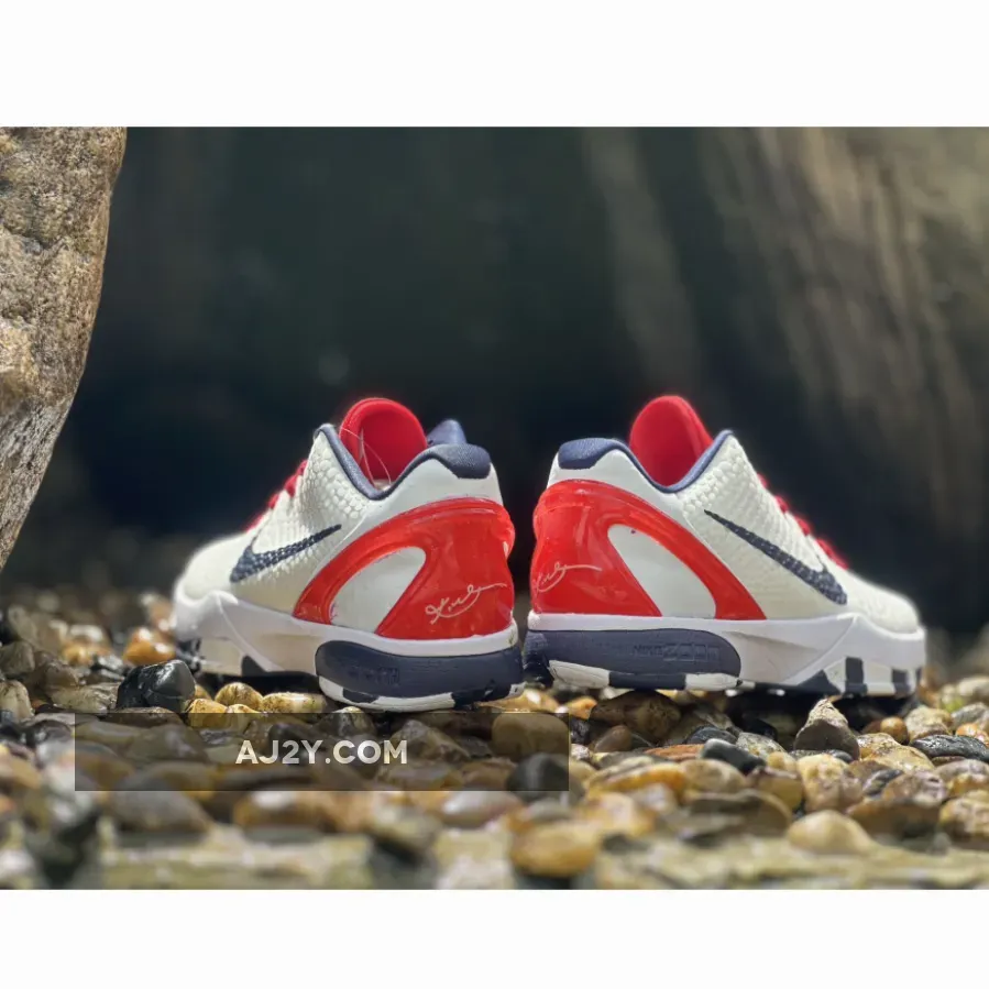 Nike Kobe 6 Protro "Team USA" PE Home White Nike Kobe 6 Protro "Team USA" PE Home White