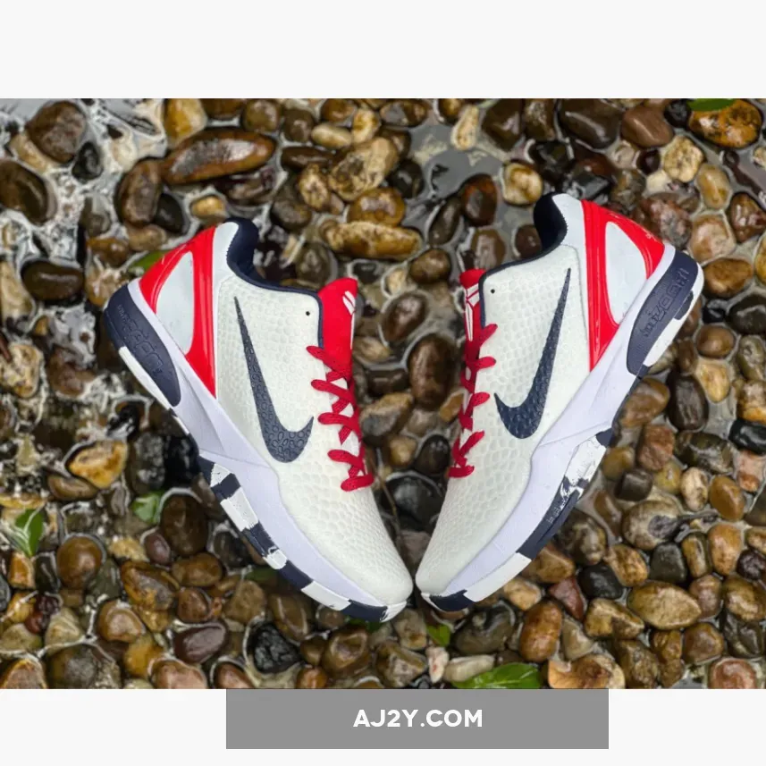 Nike Kobe 6 Protro "Team USA" PE Home White Nike Kobe 6 Protro "Team USA" PE Home White