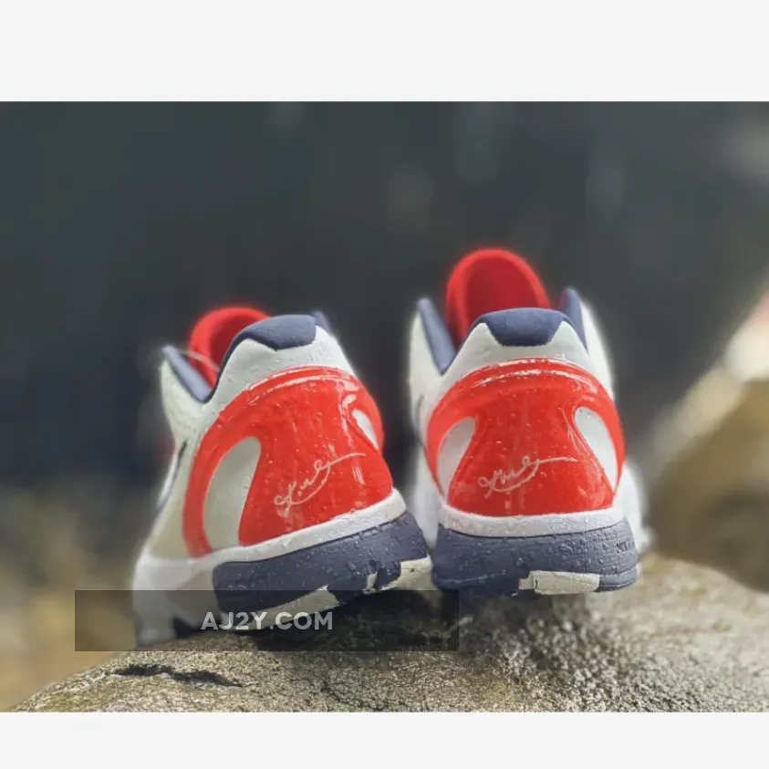 Nike Kobe 6 Protro "Team USA" PE Home White Nike Kobe 6 Protro "Team USA" PE Home White