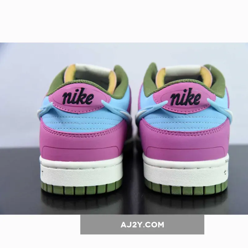 Saint Seiya x Nike Dunk Low Custom Purple Pink White Saint Seiya x Nike Dunk Low Custom Purple Pink White