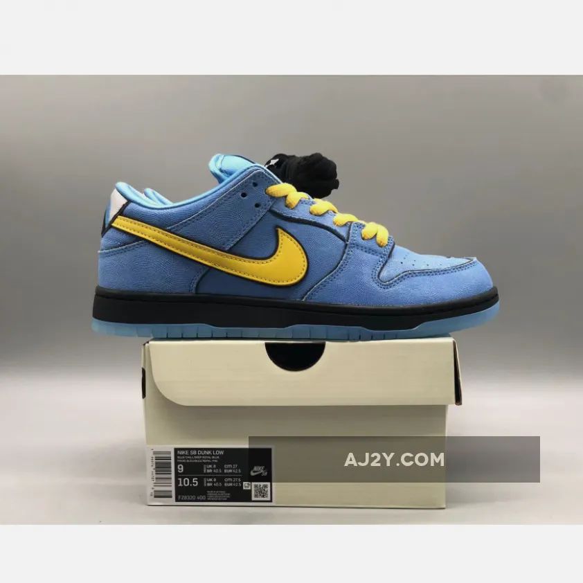 The Powerpuff Girls x Nike SB Dunk Low "Bubbles" Blue The Powerpuff Girls x Nike SB Dunk Low "Bubbles" Blue